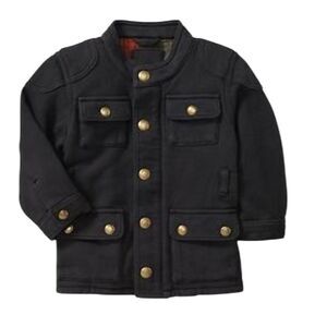 Boys Baby Gap Park Utility Knit Jacket in Caviar Black  - Sz 18-24 mo